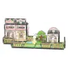 Street view magnetic sheet children's DIY handmade toy Magnetic sticker building block three-dimensional assembly toy girl gift set Application Scenario
